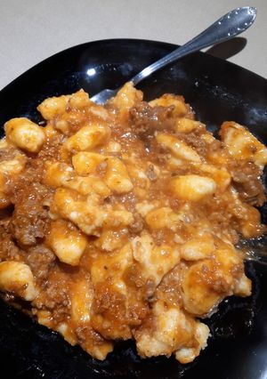 Una foto de Ñoquis de papas