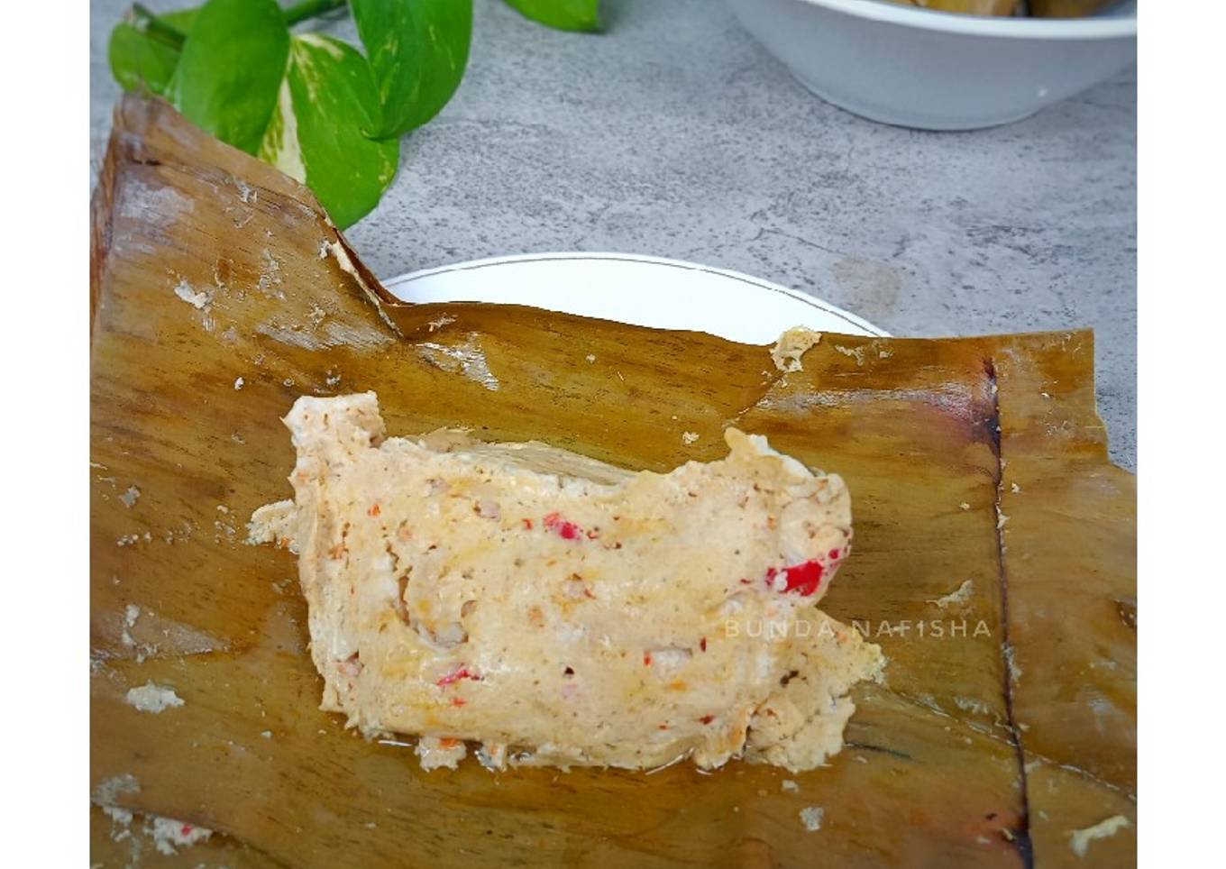Pepes Tahu Jamur Udang
