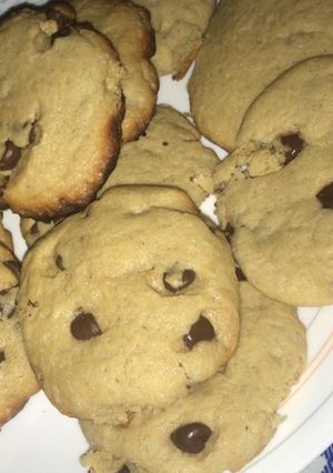 Una foto de Galletas con chispas de chocolate