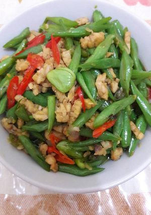Foto resep Oseng buncis tempe pete