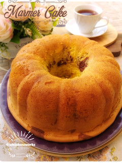 Foto resep Marmer Cake Pak Sahak (all in one method)