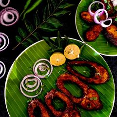 A picture of South Indian style FISH FRY.