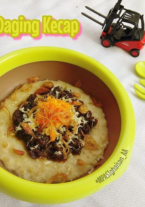 Foto resep MPASI 21m+ : Oat_daging kecap