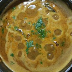 A picture of Black chana curry.