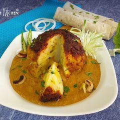 A picture of Baked Malai Gobi Musallam.