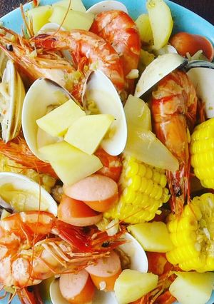 Hình của món Cajun kiểu Việt nam.