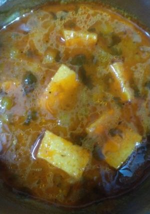 मटर पनीर की सब्जी(MATAR PANEER RECIPE IN HINDI) रेसिपी मुख्य फोटो