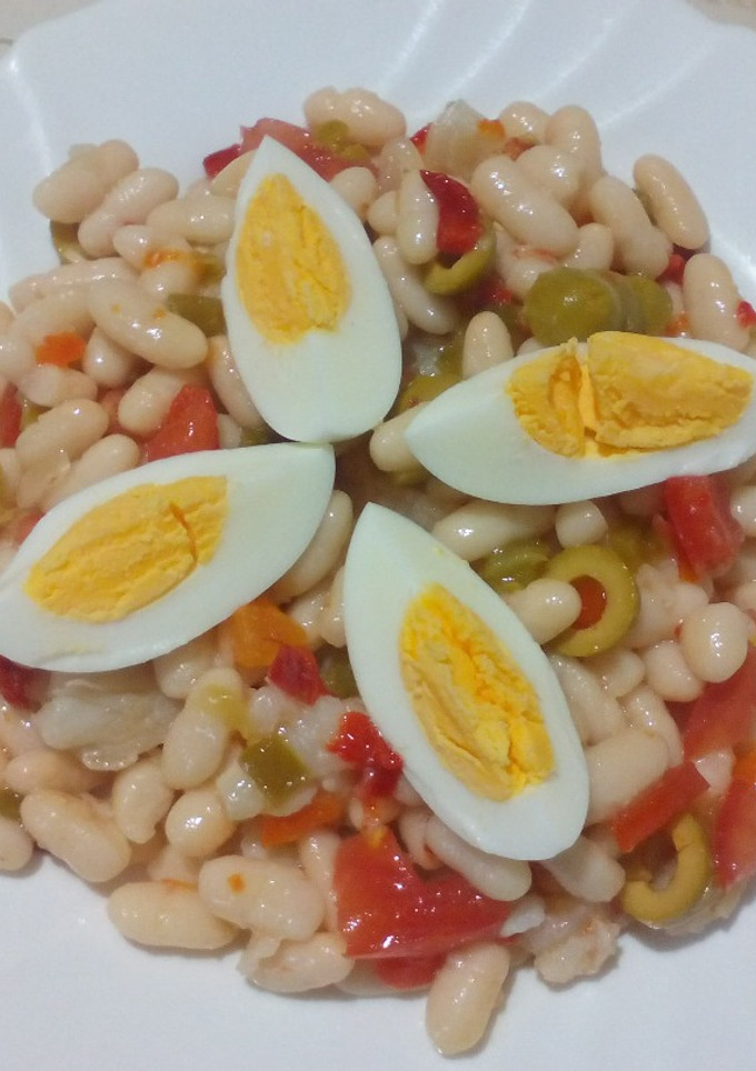 Una foto de Ensalada de alubias