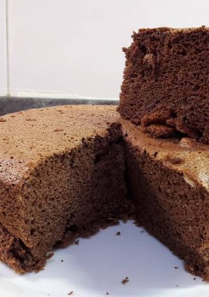 Una foto de Soufflé de chocolate