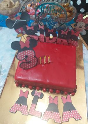 صورة لوصفة كيكة عيد الميلاد