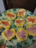 Canapés nube keto