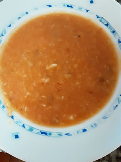 Una foto de Sopa de merluza a mi estilo