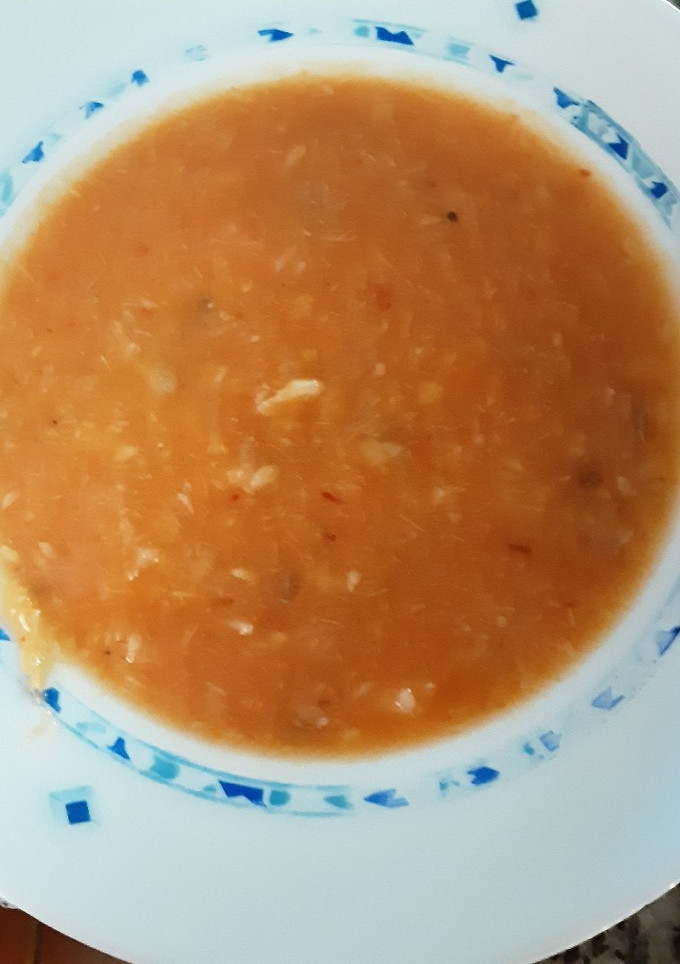 Una foto de Sopa de merluza a mi estilo