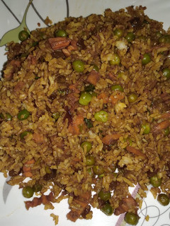 A picture of Fried vegetable rice#4weekschallenge.