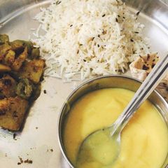 Jeera Rice with Potato Capsicum A picture of Jeera Rice with Potato Capsicum.