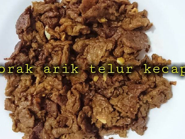 Ini dia! Resep mudah buat Orak arik telur kecap praktis  enak