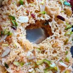A picture of Ghevar     #mithai.