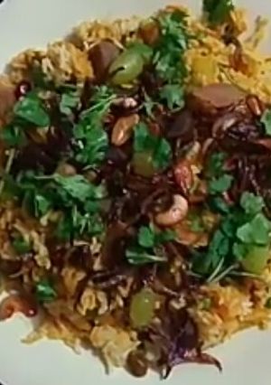 A picture of Kashmiri Pulao.