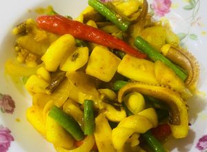 Gambar Sotong Katak Masak Kunyit