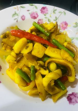 Gambar Sotong Katak Masak Kunyit
