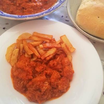 Magro de cerdo con tomate en Mambo