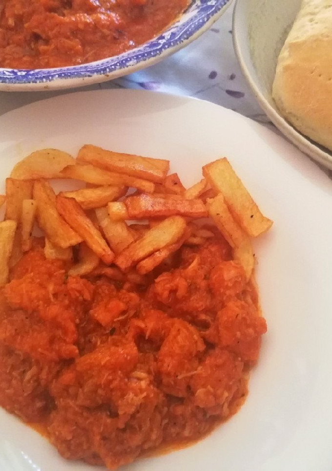 Una foto de Magro de cerdo con tomate en Mambo