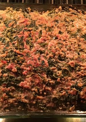 A picture of 350. California Farm Pate with Spinach.