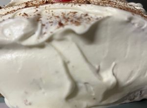 Una foto de Crema chantilly