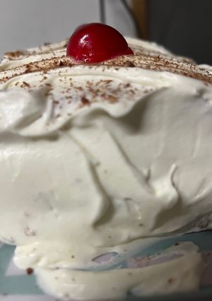 Una foto de Crema chantilly