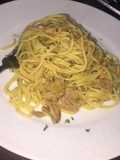 Pasta de atún y curry