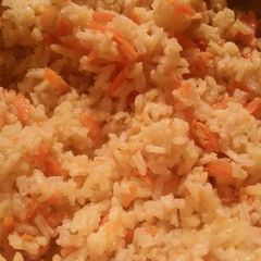 A picture of Rice Pilaf w/ Carrot & Cumin.