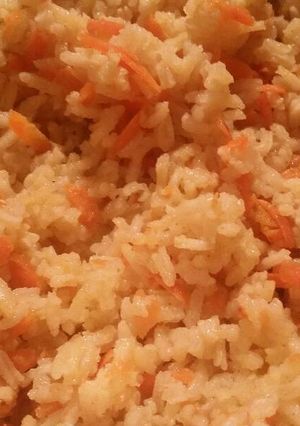 A picture of Rice Pilaf w/ Carrot & Cumin.