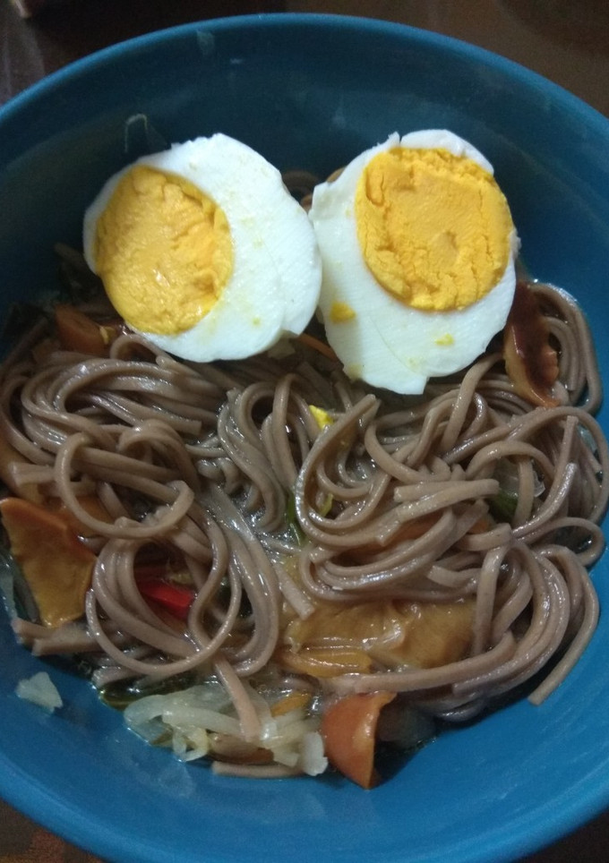 Una foto de Sopa de fideos soba