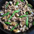 Minced Meat & Veggies with Teriyaki Sauce