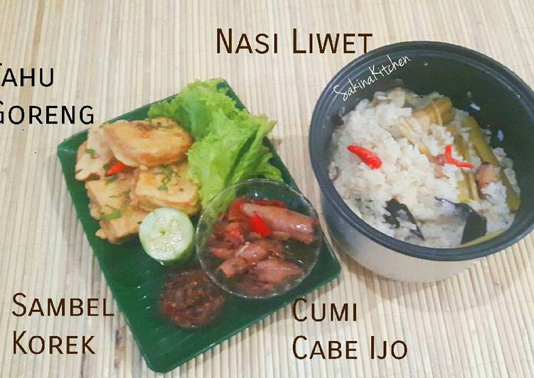 Nasi Liwet Ricecooker