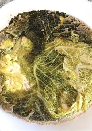 Foto di Timballo di tagliatelle e verza
