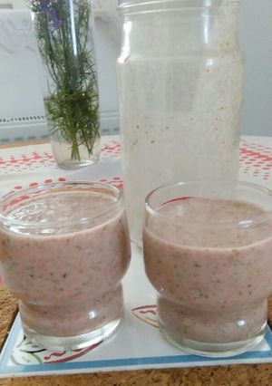 Málnás tejmentes turmix recept fotója