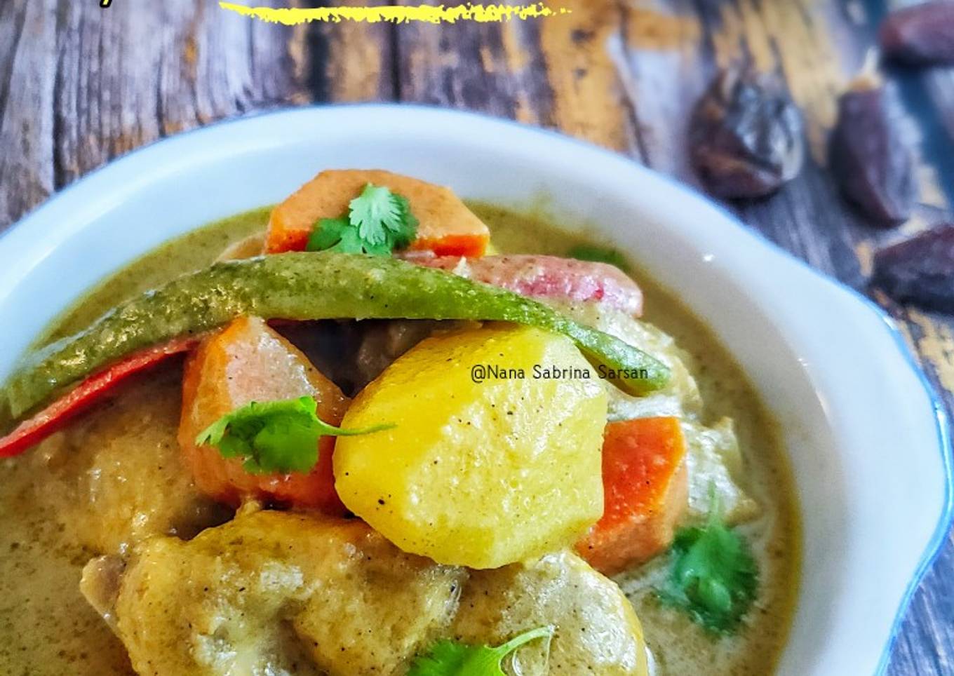 Cara Gampang Membuat Ayam Masak Kurma Pekat Memikat Lazat! Anti Gagal