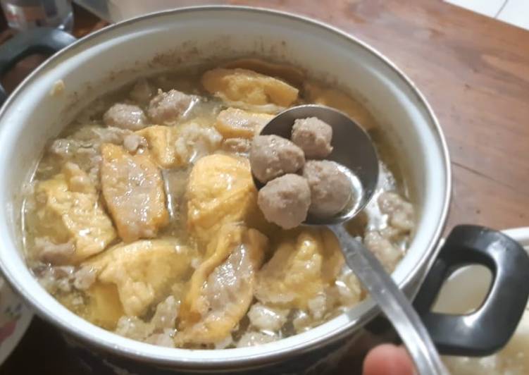  Resep  Bakso  tahu bakso  babi   oleh eunikerahma Cookpad