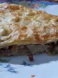 Chicken and Mushroom Puff Pastry Empanada