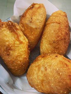 Hình của món Chuối Chiên Mè.