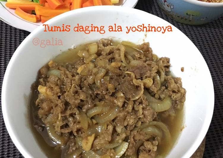 Tumis Daging ala Yoshinoya