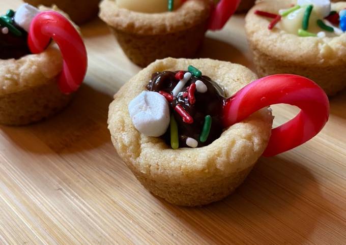 Steps to Make Gordon Ramsay Hot chocolate cookie cups