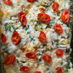 A picture of Potato Spinach Gratin.