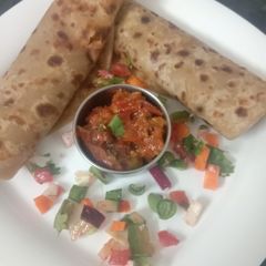 A picture of Lauki ka Parotha.