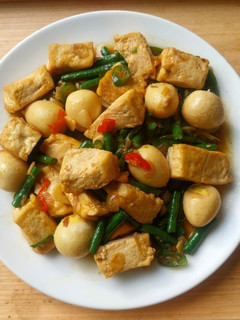 Foto resep Tumis Pedas tahu - telur puyuh