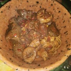 A picture of Offal Pepper soup.