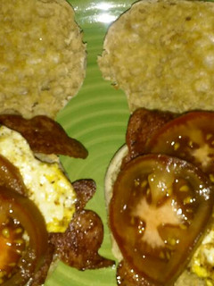 A picture of Turkey Bacon Breakfast Sandwiches.