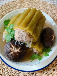 A picture of How to Cook Perfect Bitter Melon Soup,Low Bitterness,Perfect texture and still intact |Thai Style.