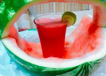 Easiest Way to Cook Appetizing Watermelon juice with Lemon